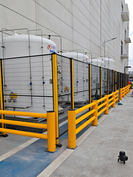 High-durability Flexible Anti-Collision Guardrail for outdoor equipment protection