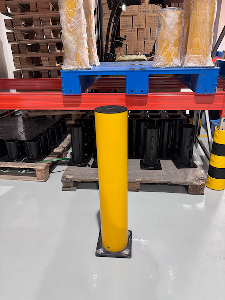Forklift impact protection bollard
