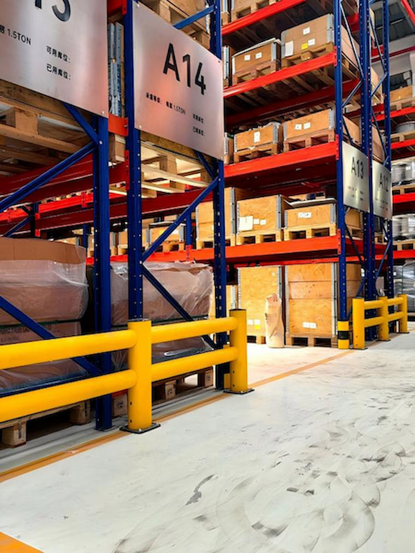 Rack Protection Guardrail