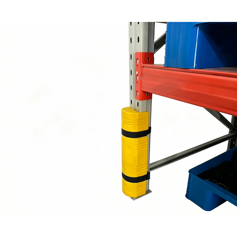 อุปกรณ์ป้องกันมุมชั้นวางแบบบูรณาการที่ยืดหยุ่นได้ ผลิตจาก HDPE
